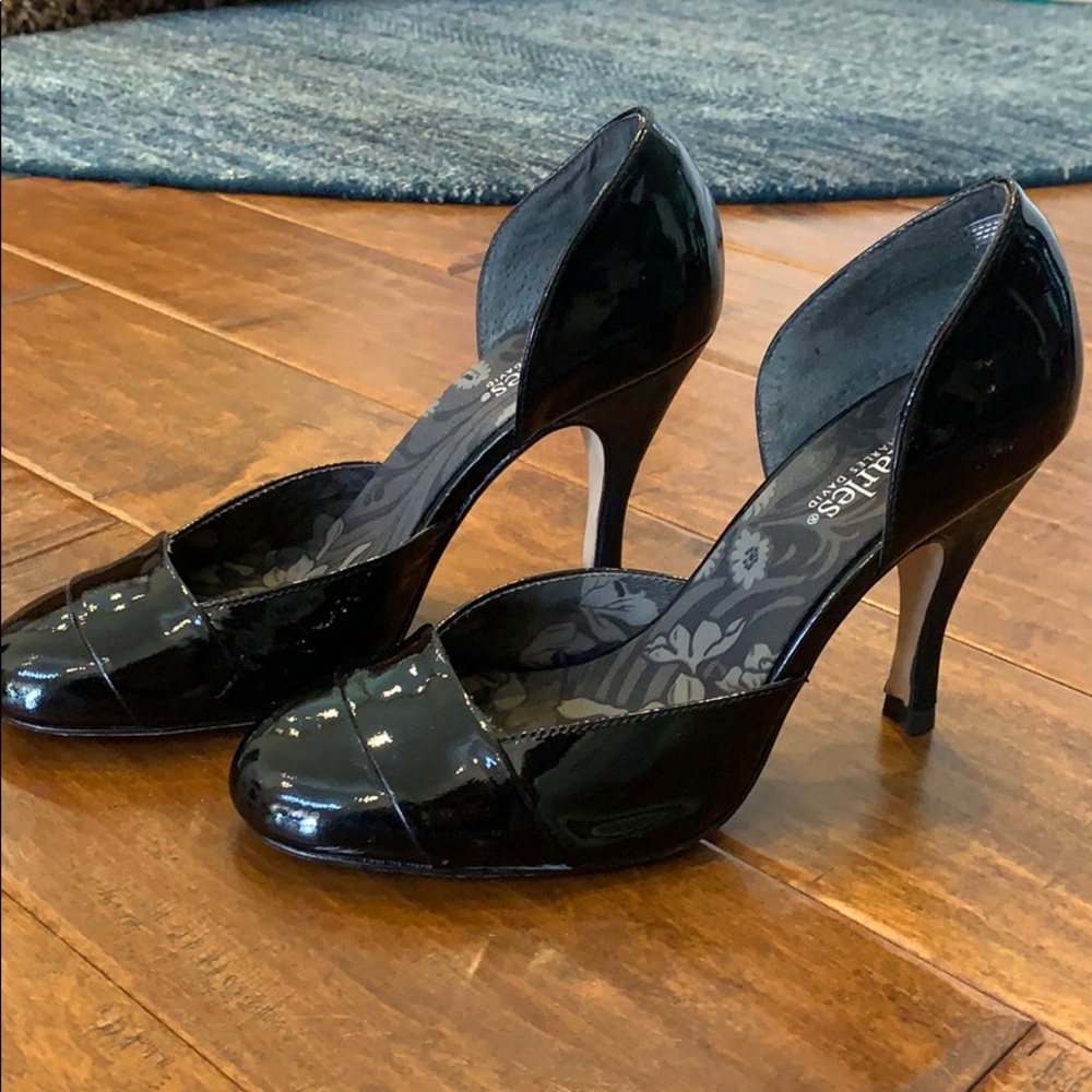 Black Patent Leather Heels